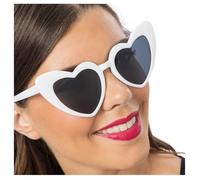 Lunettes monture cœur - Blanc