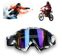 Lunettes Moto Anti-Buée & Ski Sécurité - Protection UV400 (Coloré B/Bleu)