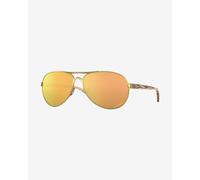 Oakley Femme OO4079 FEEDBACK 407937 Lunettes de soleil Métal Or Or Ronde Polarisé Prizm