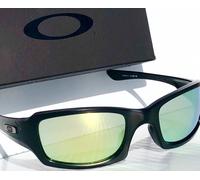 Lunettes Oakley Fives Squared Noires Mat Galaxy Fire Gold Polarized 9238