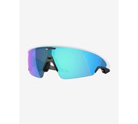 Lunettes Oakley Meta Vanguard blanches avec verre Prizm Sapphire