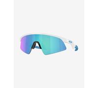 Lunettes Oakley Resistor Sweep Polished White avec lentille Prizm Sapphire pour enfants