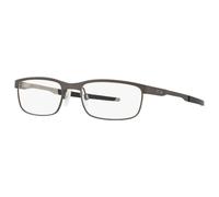 Oakley Homme OX3222 STEEL PLATE 322202 Montures optiques Métal Gris Carré Normale