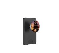 Lunettes Ours Noir sur Pygargue à tête Blanche Drapeau Américain USA PopSockets PopWallet pour MagSafe