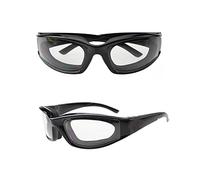 Lunettes ParaCity pour oignon - Lunettes sans larmes - Lunettes de barbecue pour la maison, la cuisine, le barbecue en plein air - Noir