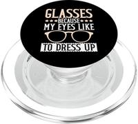 Lunettes parce que mes yeux aiment habiller Lunettes PopSockets PopGrip pour MagSafe