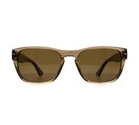 Lunettes Persol PO3341S 120757 Rayées Marron Vert Marron Polarisées