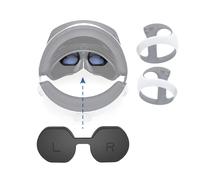 Lunettes Pgtech Psvr2 Housse De Protection En Silicone Épaissie Casque Psvr2 Protection Anti-Poussière Manchon En Caoutchouc Gp-513