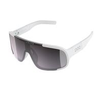 Lunettes POC Aspire Mid blanc verre Clarity Road argent