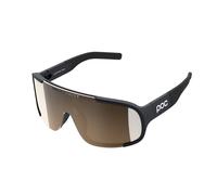 POC Lunettes de vélo Aspire Mid Cat 2 — Uranium Black / Clarity Trail Partly Sunny Silver