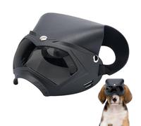 Lunettes pour Chien,Lunettes Anti-Vent UV pour Chiot | Casque pour Chien Amovible Et Respirant Accessoires pour Animaux De Compagnie Randonnée en Montagne Et Festivals D'Été