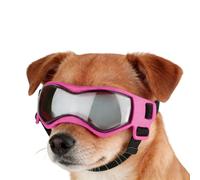 Lunettes pour Chien,Protection UV Et Vent pour Yeux De Chiot avec Sangle Réglable - Masque Solaire pour Chien De Petite Taille,pour Course à Pied Moto Randonnée Plage et Voyage sur la Route