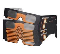 BRESSER Lunettes Éclipse Solaire 250 Pièces, Observation Sûre du Soleil, EN ISO 12312 2:2015, Image Jaune Clair, Design B
