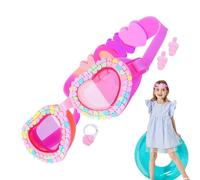 Lunettes pour filles Protection oculaire sans fuite | Lunettes pour enfants Kit de natation en piscine pour garçons et filles Lunettes anti-buée sans fuite
