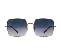 Lunettes Ray-Ban Carrées RB1971 914778 Polies Or Bleu Gris Dégradé Polarisées