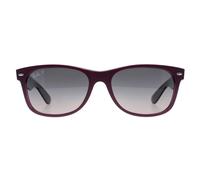 Lunettes Ray-Ban New Wayfarer 2132 6606M3 Violet Gris Polarisées