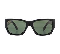 Lunettes Ray-Ban Nomad RB2187 901/31 Noir Brillant Vert G-15