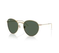 Ray - Ban Unisex RBR0103S ROUND REVERSE 001/VR Lunettes de soleil Métal Or Vert Pantos Normale