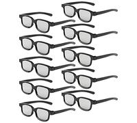 Lunettes Reald 3D, Lunettes 3D passives à polarisation Circulaire pour Le cinéma au Format Reald/Films TV 3D à polarisation Passive - Compatible avec TV et cinéma Paquet de 10