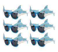 Lunettes requin, 6 accessoires pour photomaton sur le thème de l'océan et de la piscine (collection 2025). Déguisements de re