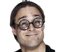 Lunettes Rondes De Nerd Costume Adulte