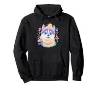Lunettes Roses avec Motif écureuil Bleu Sweat à Capuche