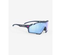 Lunettes Rudy Project Cutline noires avec verres miroirs bleus