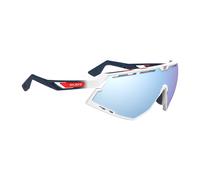 Lunettes Rudy Project Defender blanc bleu rouge verre RP Optics Multilaser bleu