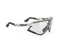 Lunettes Rudy Project Defender gris sable noir avec verre ImpactX Photochromic 2 Laser noir