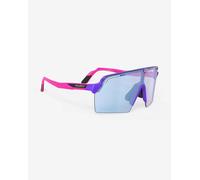 Lunettes Rudy Project Spinshield Pro roses avec verres miroir bleus