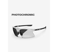Lunettes Scicon Aerobeam Titanium blanc opaque avec verres photochromiques gris