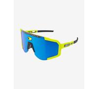 Lunettes Scicon Aeroscope jaunes avec lentille multimirroir bleue
