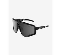 Lunettes Scicon Aeroscope noires avec verres gris à effet miroir.