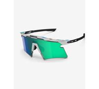 Lunettes Scicon Aeroshade 2.0 Titanium blanc avec verres à effet miroir vert