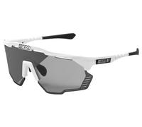 Lunettes scicon aeroshade kunken blanc brillant photochromique gris miroir