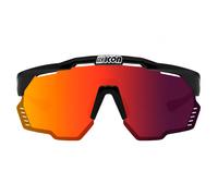 Lunettes scicon aeroshade kunken noir brillant rouge miroir