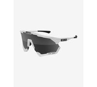 Lunettes Scicon Aeroshade XL blanc brillant avec verres à effet miroir SCN-PP argenté