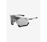Lunettes Scicon Aeroshade XL blanc gris avec verres photochromiques gris