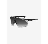 Lunettes Scicon Aeroshade XL noir blanc avec verres à effet miroir SCN-PP argenté