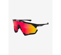 Lunettes Scicon Aeroshade XL noir brillant avec verres à effet miroir SCN-PP rouge