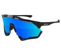 Lunettes scicon aeroshade xl noir multimirror blue