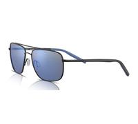 Lunettes Serengeti Homme Tellaro 8819 Noir Bleu Mat/Polarise Bleu