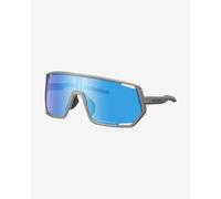 Lunettes Shimano TCNM2 gris avec verres à effet miroir bleu