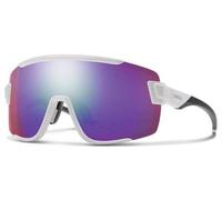 Lunettes smith wildcat blanc ecran chromapop violet mirror
