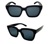 LUNETTES SOLEIL CARRÉ FEMME HOMME STYLE DISCRET NOIR MASQUE STYLE OVERSIZE XL