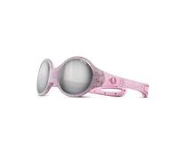 Lunettes Julbo Loop M rose pailleté avec verre miroir Spectron 4 gris pour enfant