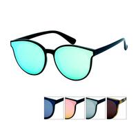 LUNETTES SOLEIL So Real Papillon Verres MIROIR Plats Abstract Oversize Populaire