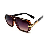 LUNETTES SOLEIL & VUE HOMME FEMME CARRE RUN DMC EVIDENCE BILLIONNAIRE MARRON ECAILLE STREATWEAR