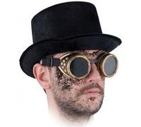 Lunettes steampunk homme cuivre vieilli G