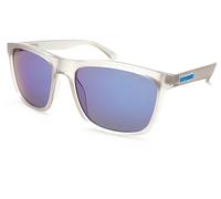 Lunettes Superdry SDS 5015 Mat Opaque Gris Avec Verres Miroitants Bleus 108